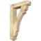 Ekena Millwork Olympic Arts and Crafts Rough Sawn Bracket w/ Offset Brace, Douglas Fir, 6"W x 24"D x 36"H BKT0604X24X36OLY03RDF - alternate 1